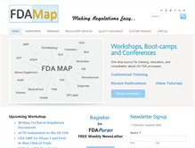 Tablet Screenshot of fdamap.com